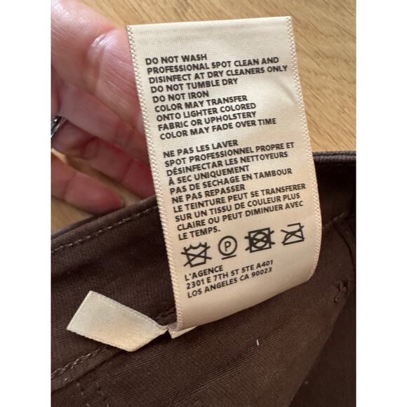 L’agence Margot Expresso Coated Jean Size 25 $280 - Picture 6 of 7